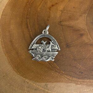 RETIRED Jeep Collins Noah's Ark Charm, Sterling Silver